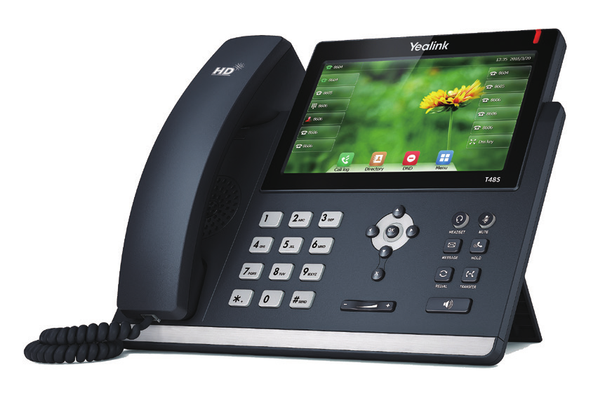 Yealink SIP-T48S IP-telefon Must 16 joont LCD
