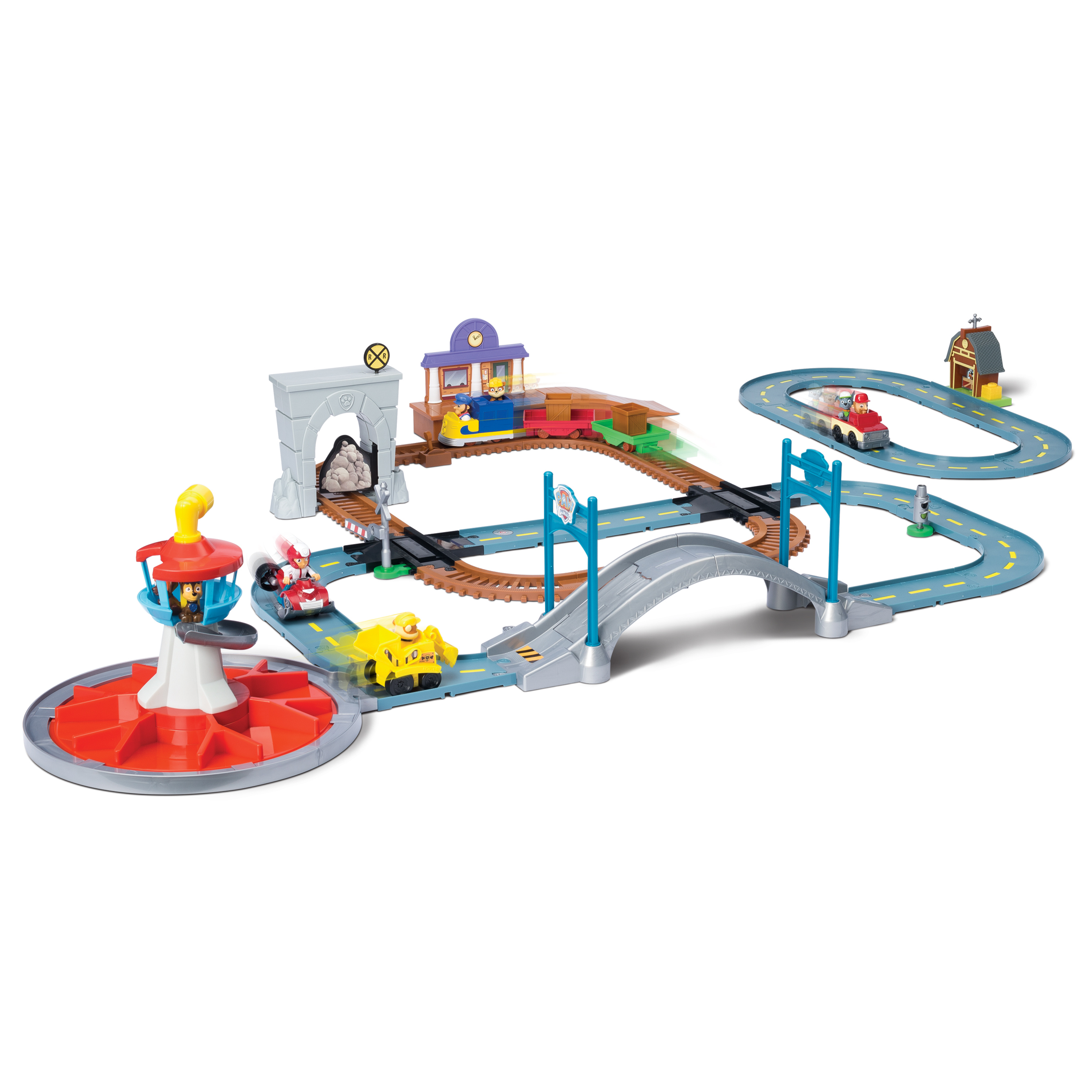 paw patrol mega roll patrol track set