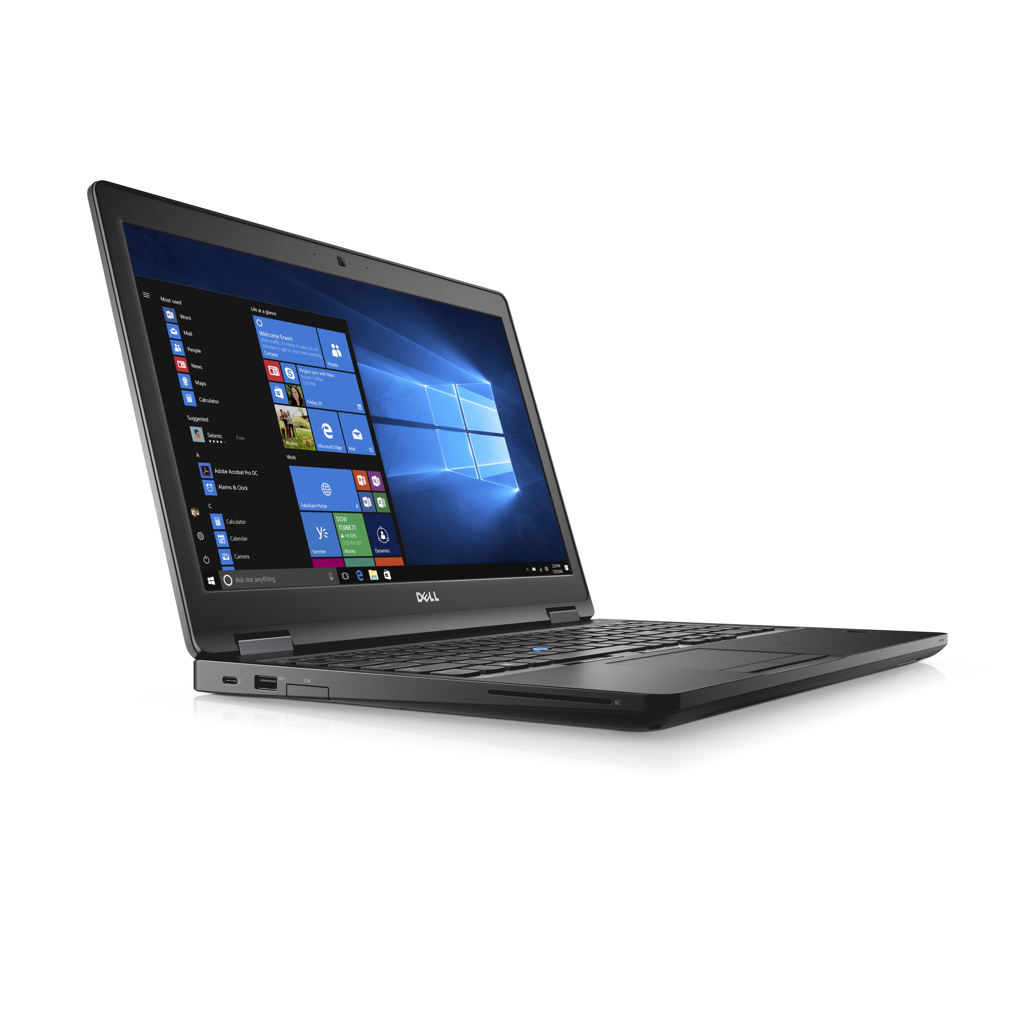 戴尔latitude 5580 黑色 笔记本 39.6 cm (15.