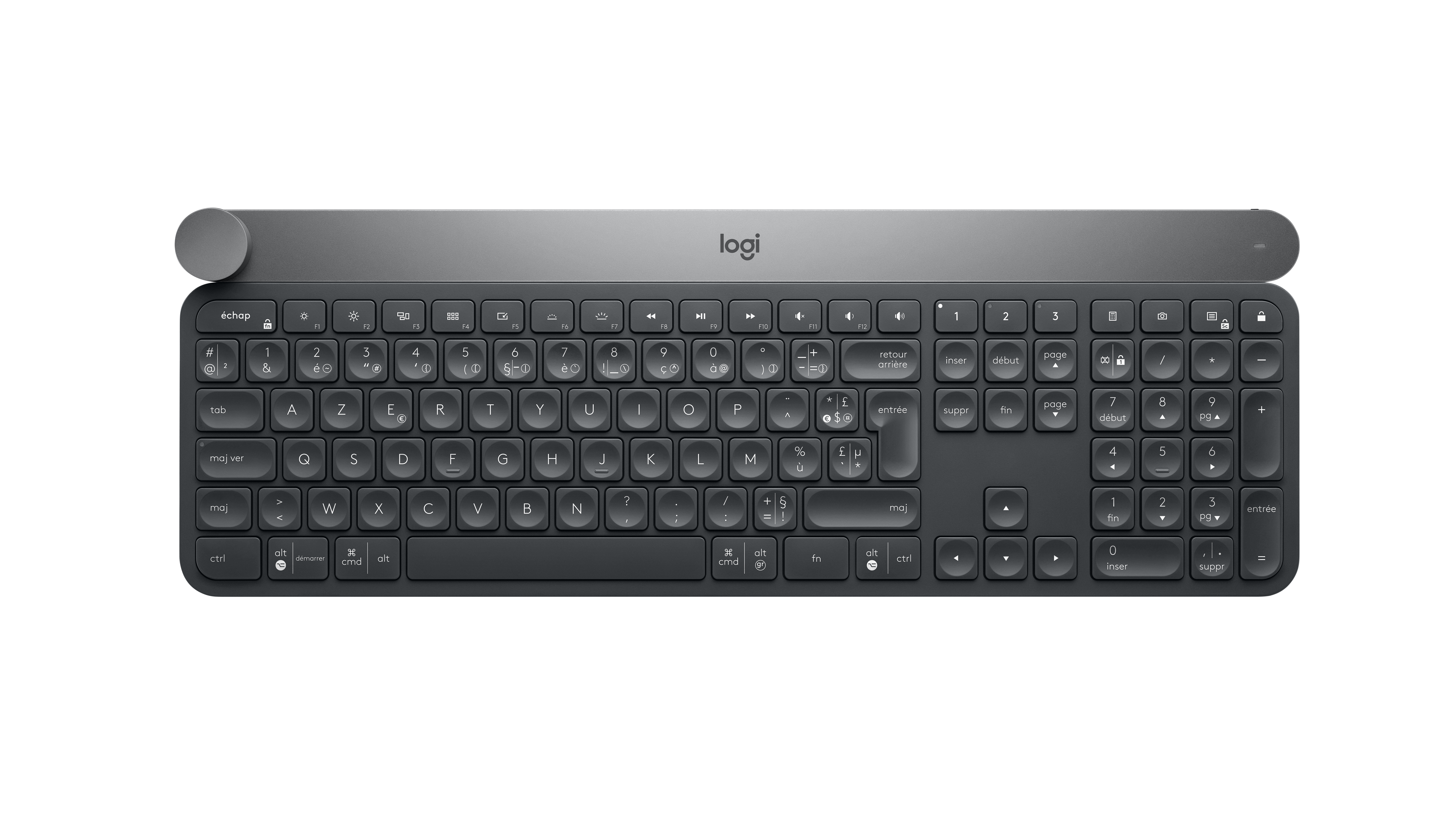 Specs Logitech Craft Keyboard Rf Wireless Bluetooth Azerty Belgian Black Grey Keyboards 9