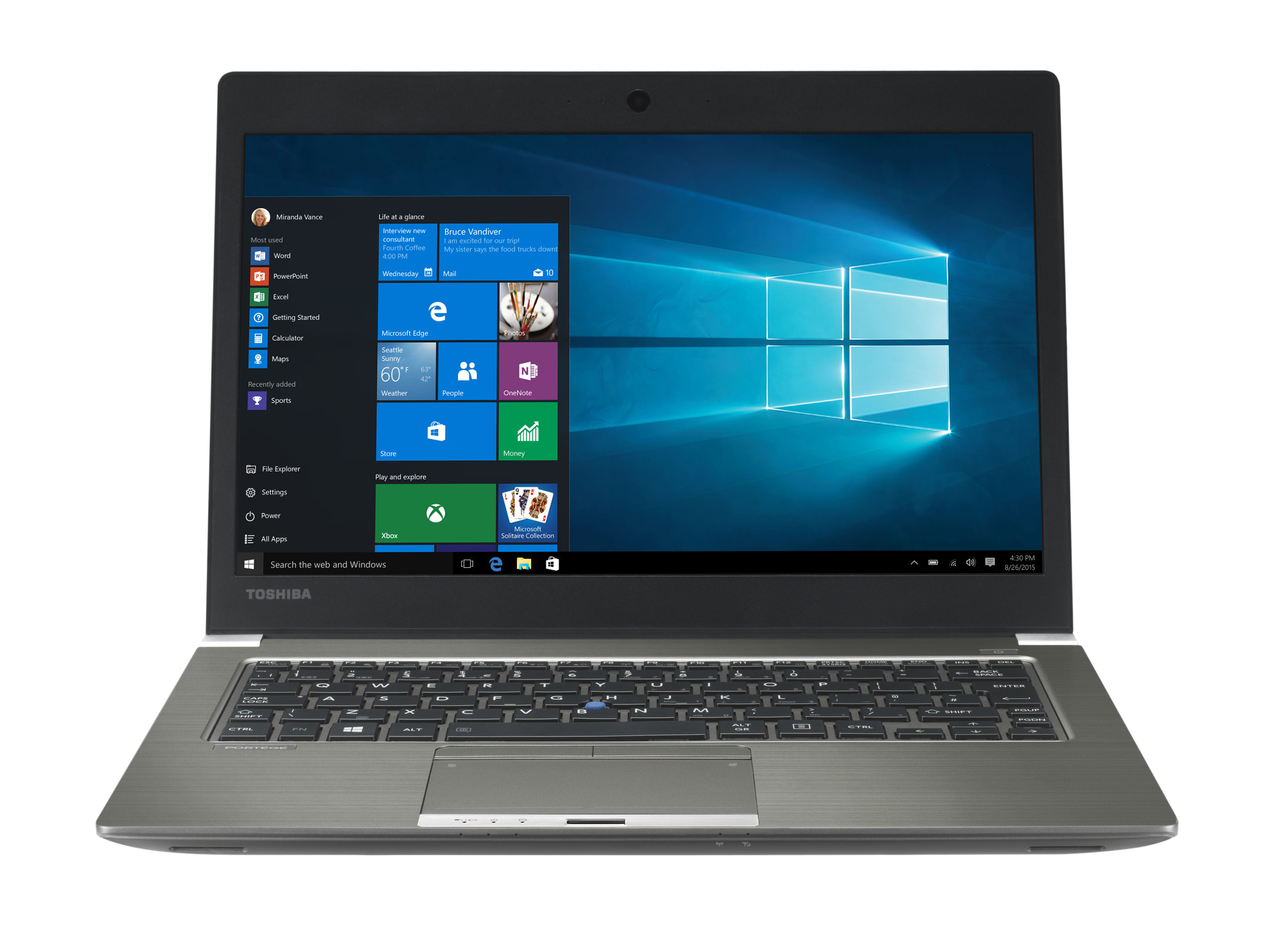toshiba portégé z30-c-16j 灰色, 金属原色 笔记本 33.8 cm (13.
