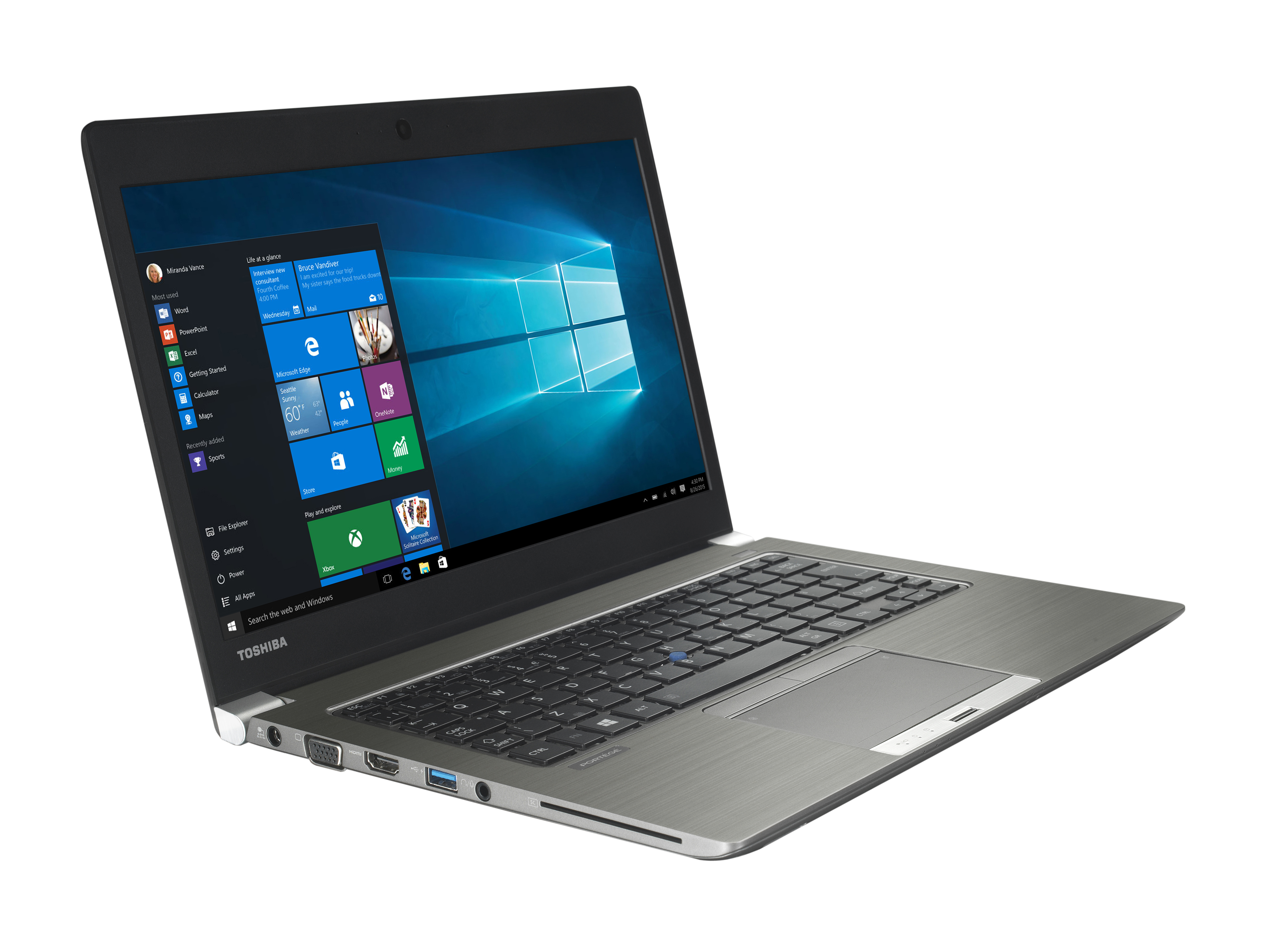 toshiba portégé z30-c-16j 灰色, 金属原色 笔记本 33.8 cm (13.