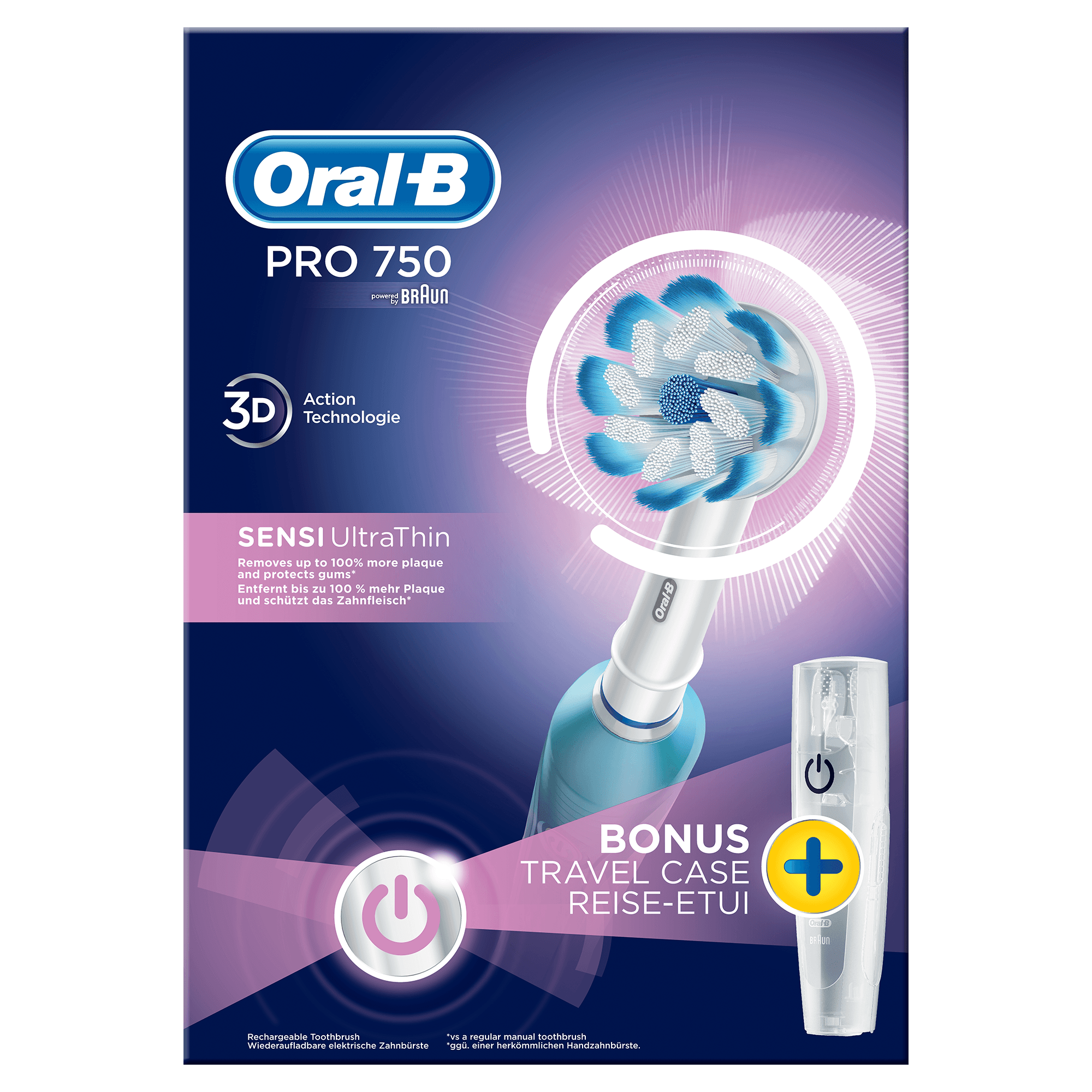 oral b pro 750 ultra thin