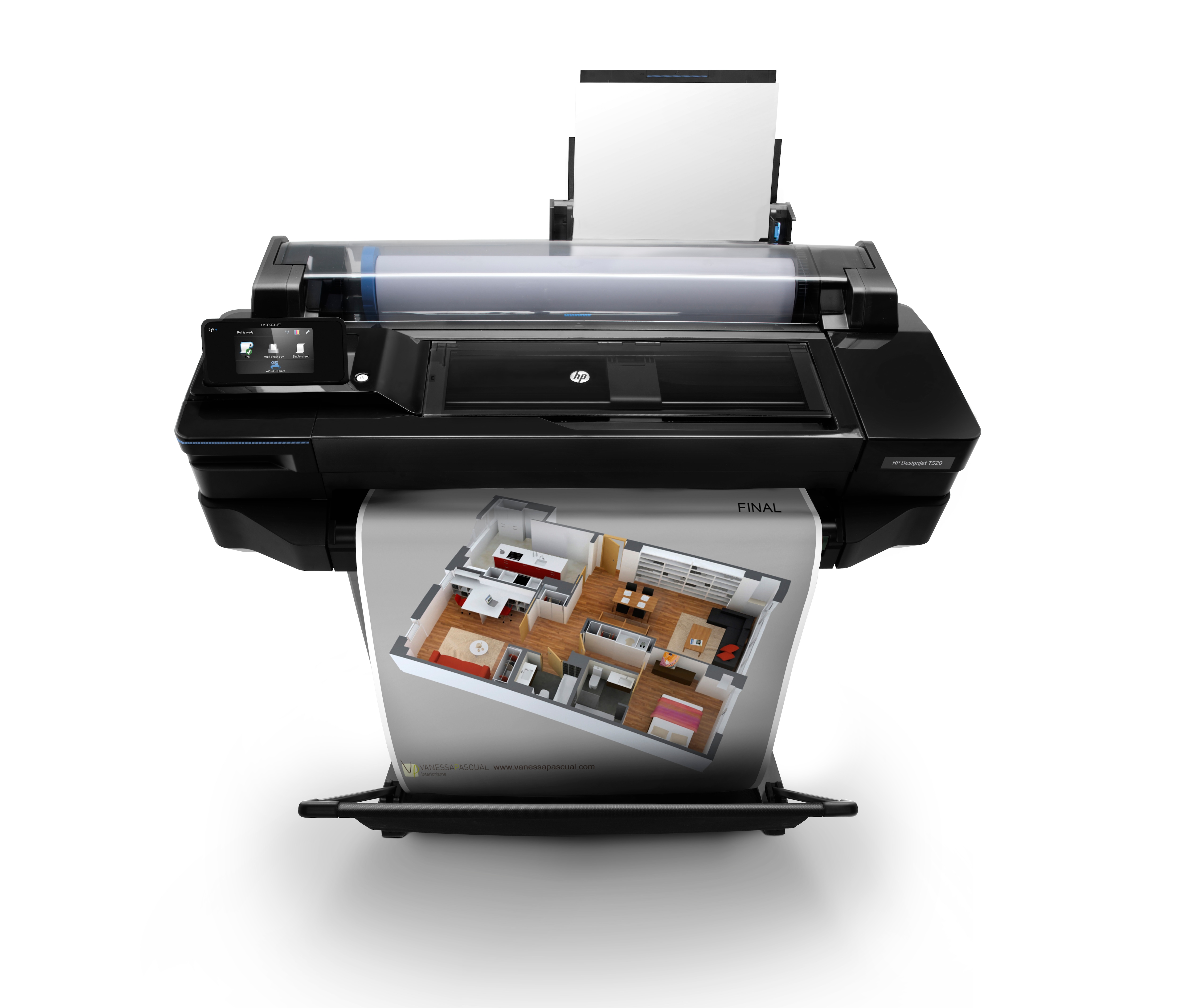 Specs HP Designjet T520 large format printer Thermal inkjet Colour
