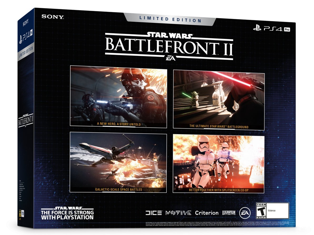 ps4 pro star wars battlefront 2 edition