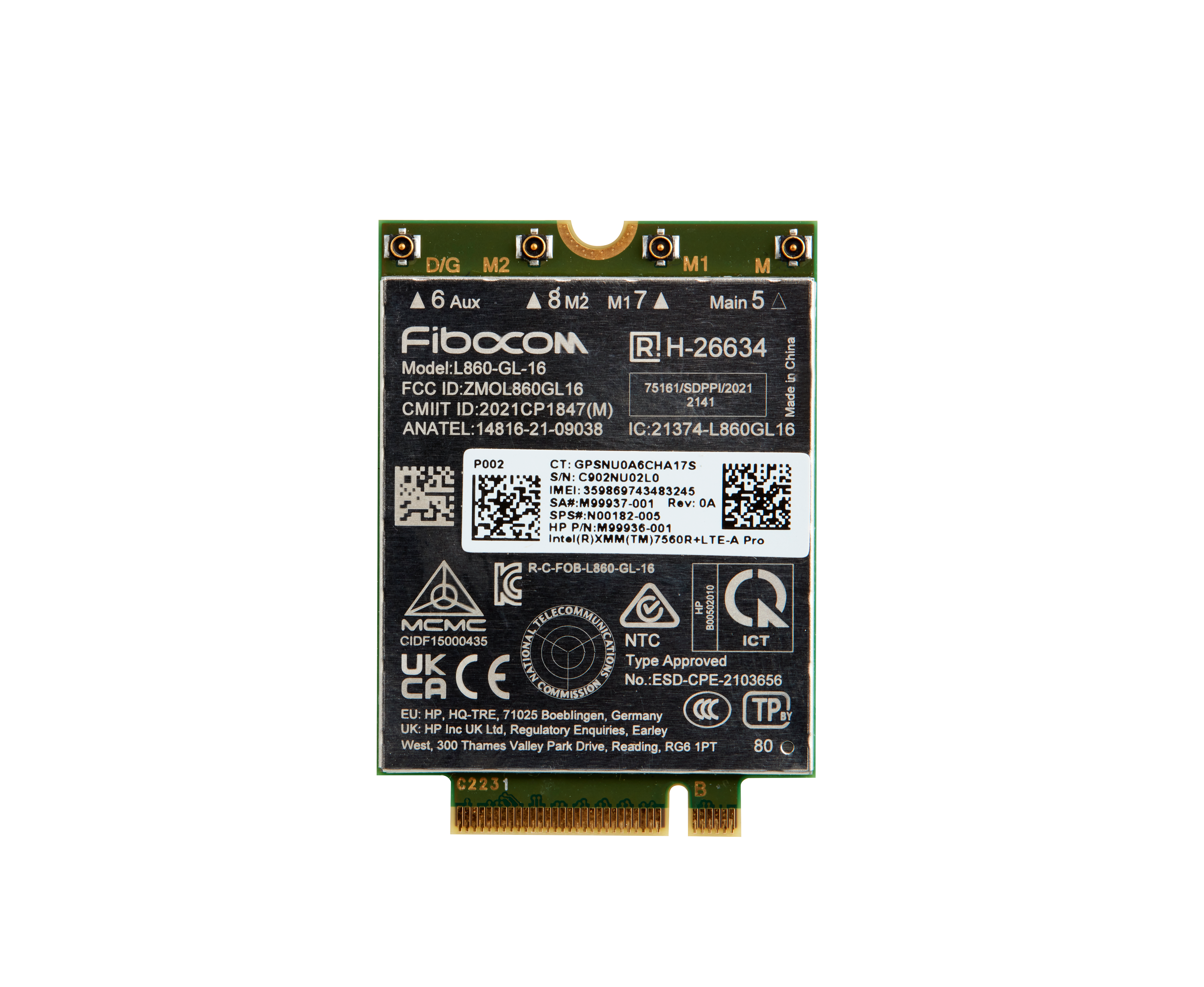HP XMM 7560 LTE-Advance WWAN Kit