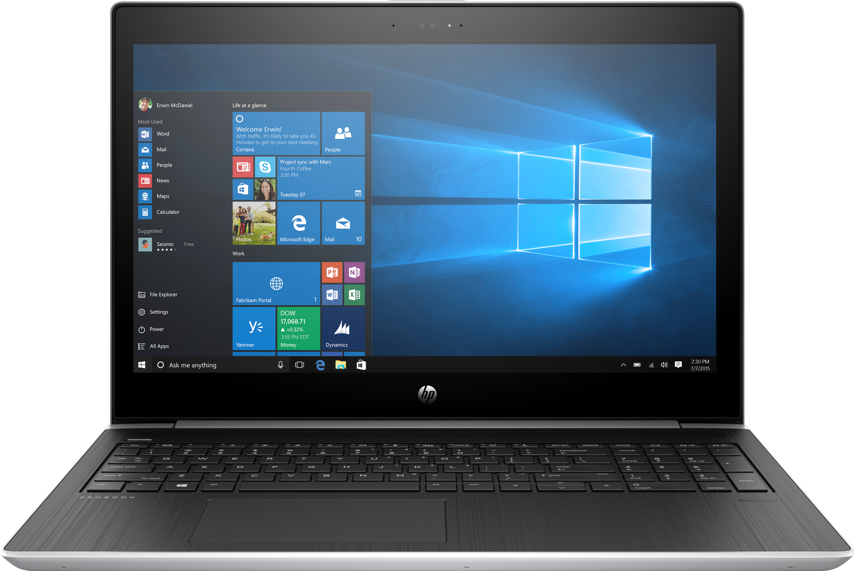 Specs HP ProBook 450 G5 Intel® Core™ i7 i7-8550U Laptop 39.6 cm