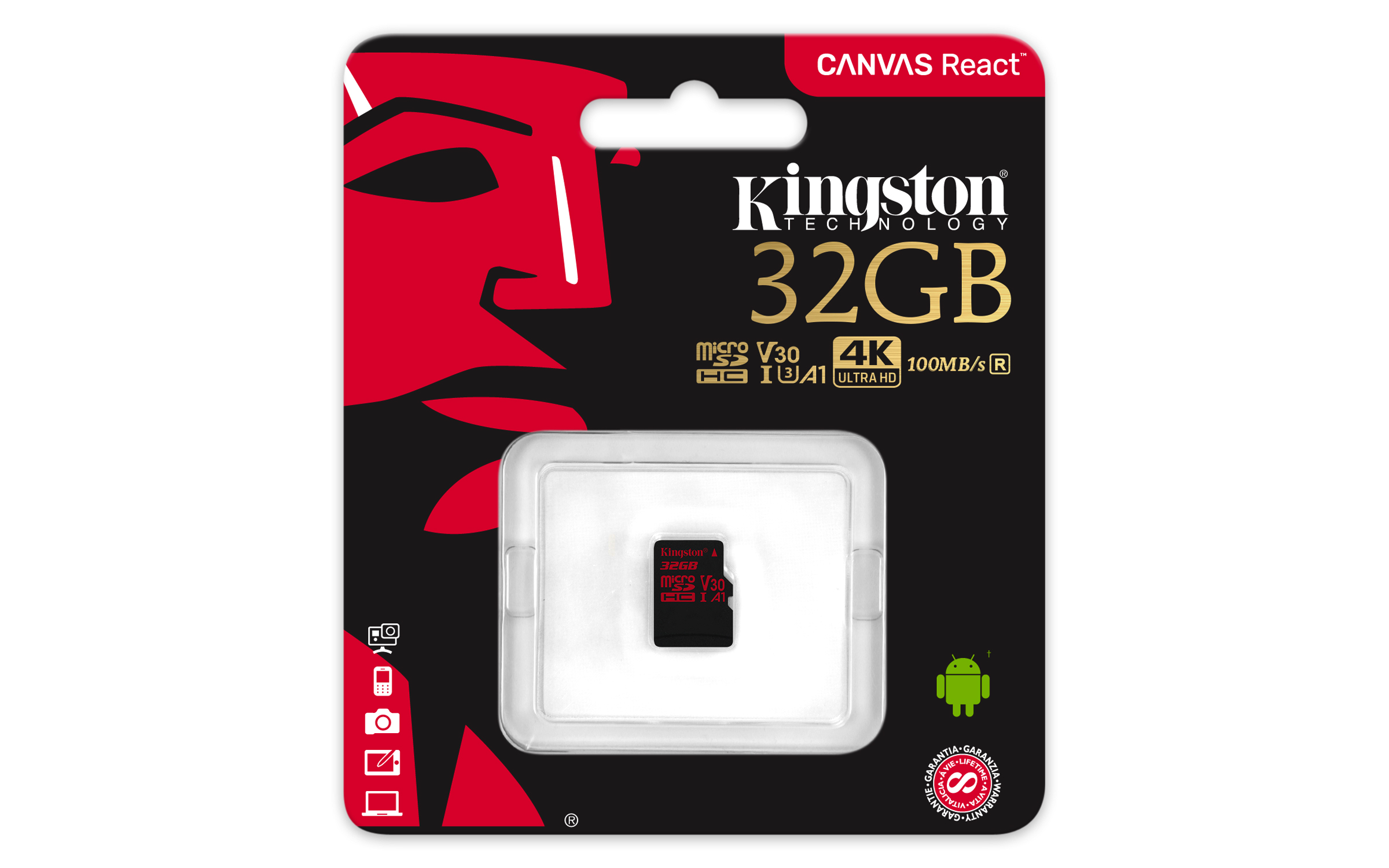 Sd micro 32gb cl10 uhs-i u3 adatt. 100mb/s Sd micro 32gb cl10 uhs-i u3 adatt. 100mb/s