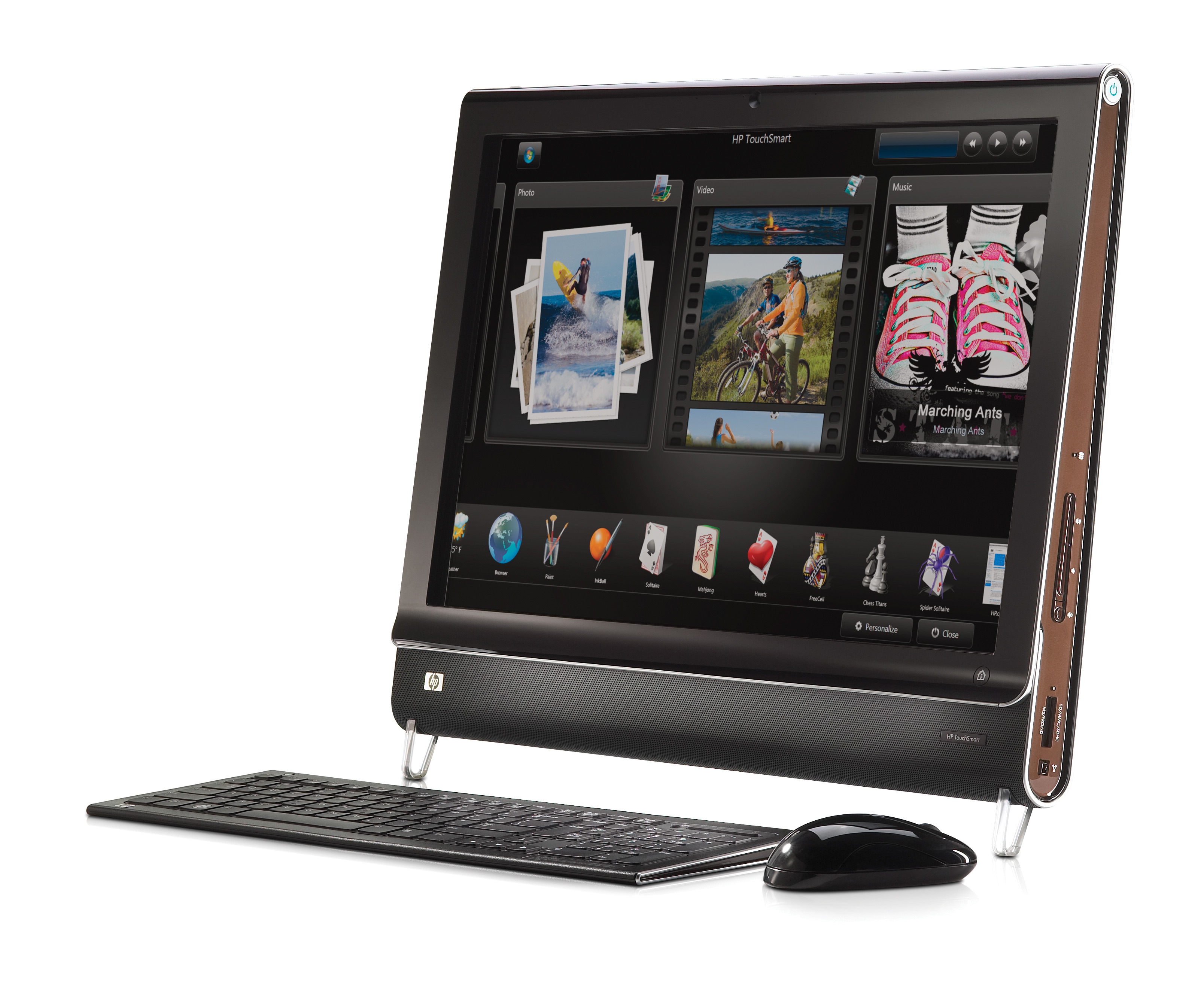 产品数据 hp touchsmart iq548cn 台式机 一体机/计算机工作站 (ky839