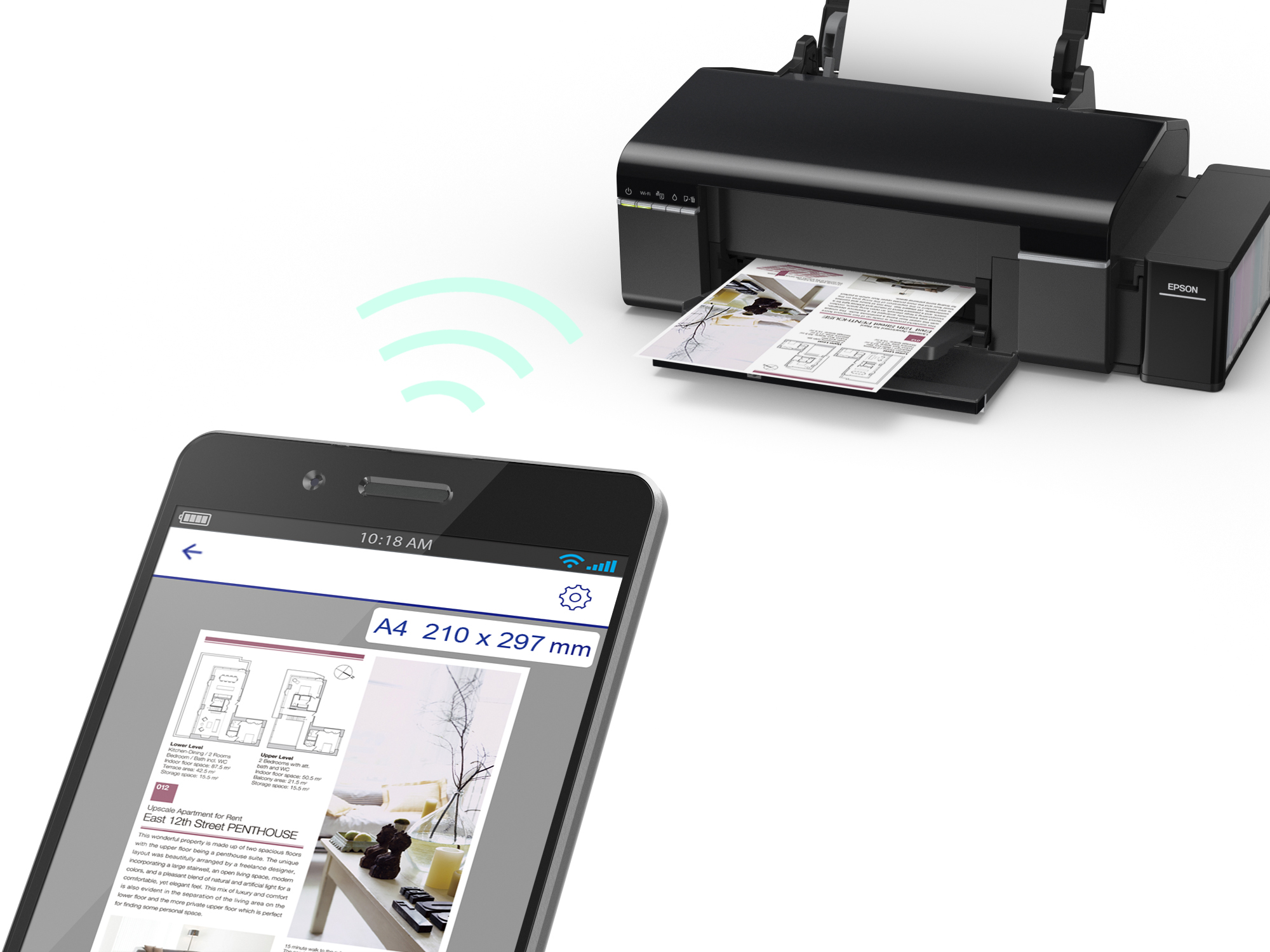 製品データ Epson EcoTank L805 インクジェットプリンタ カラー 5760 x