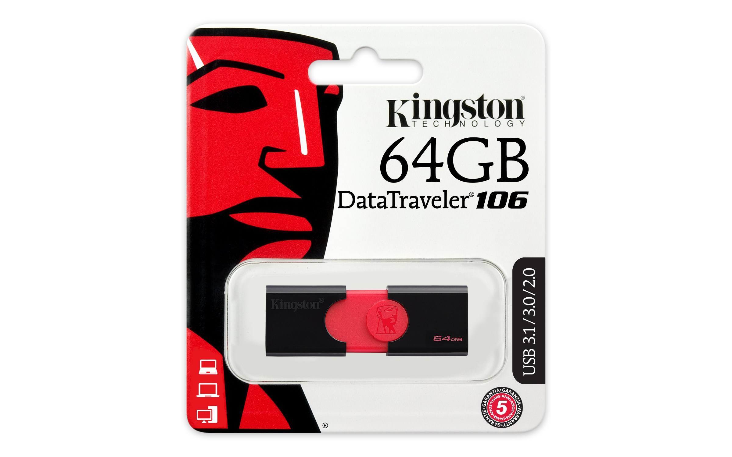 Pen drive 3.1 64gb dt106 kingston Pen drive 3.1 64gb dt106 kingston