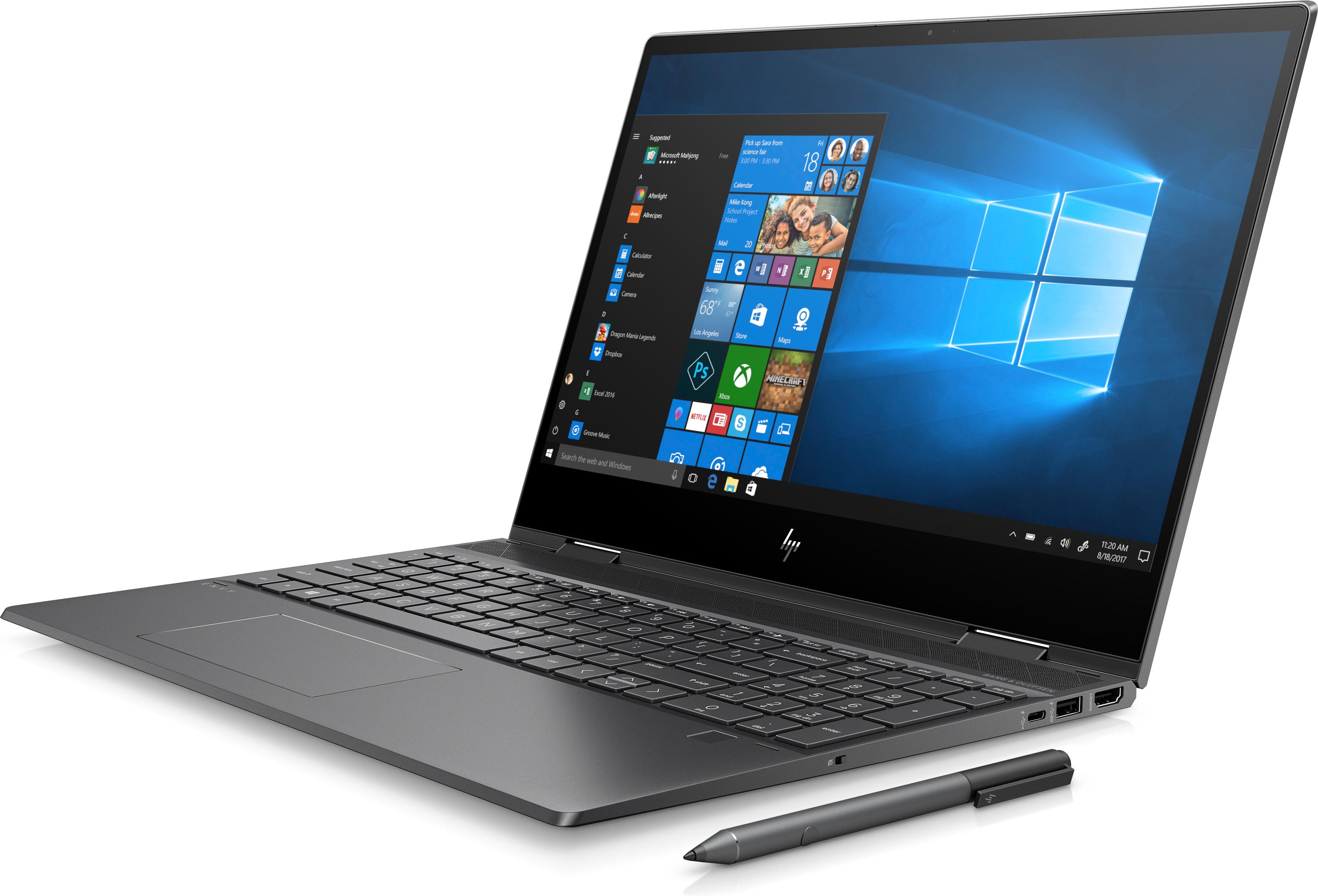 Specs HP ENVY x360 15-ds0599sa AMD Ryzen™ 5 3500U Hybrid (2-in-1