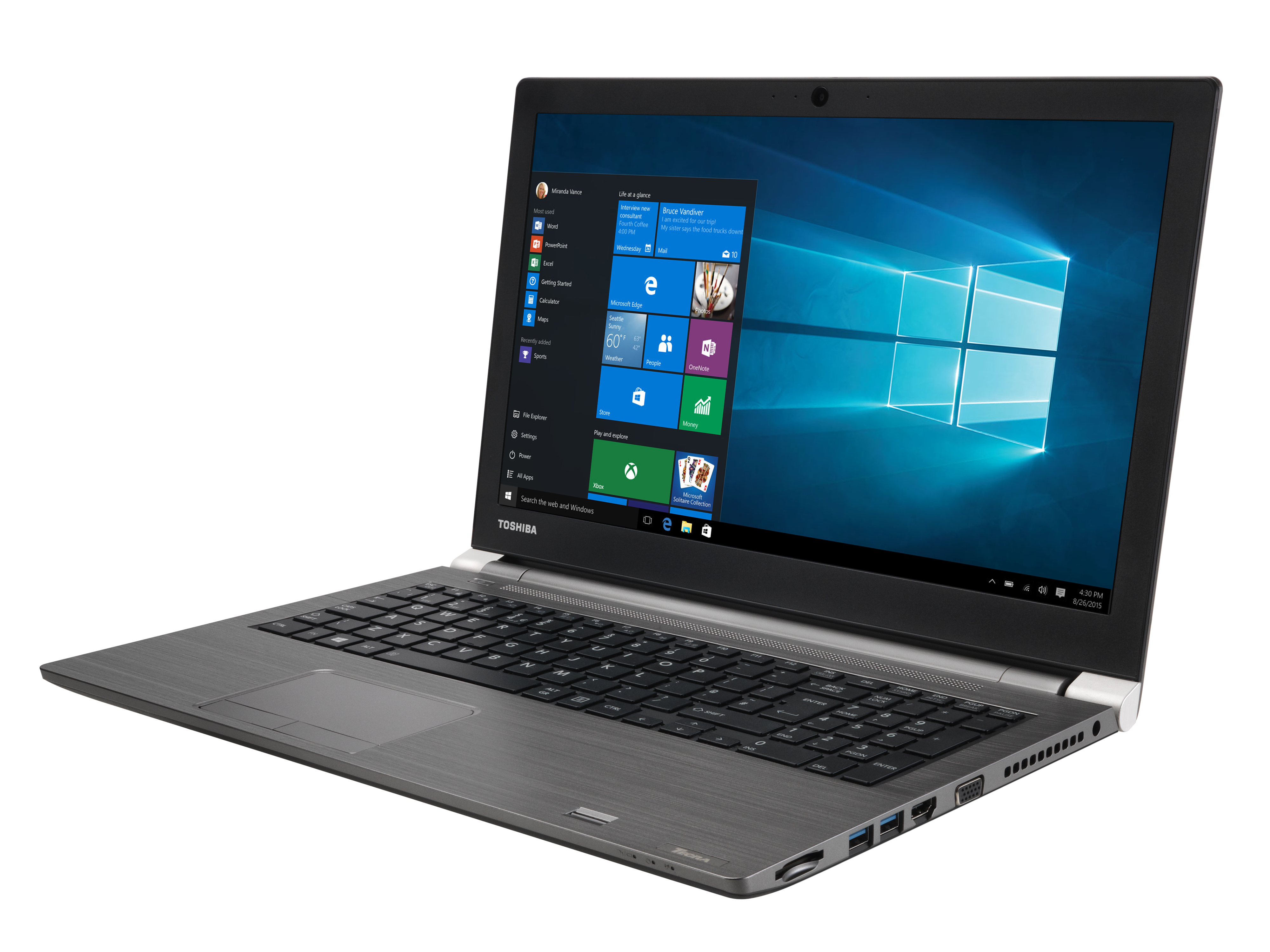 dynabook a50-c-37g 笔记本 金属原色 39.6 cm (15.