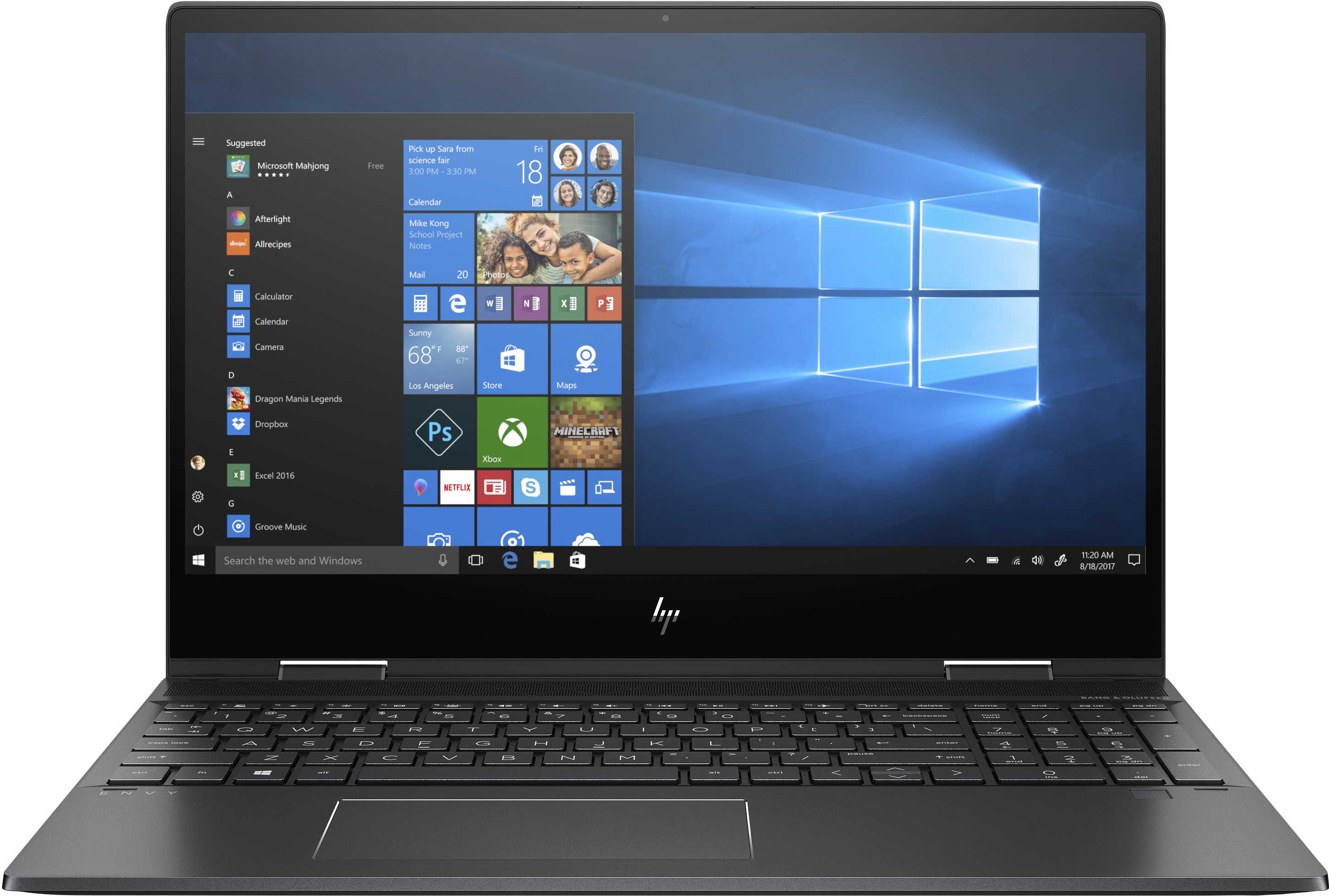 Specs HP ENVY x360 15-ds0599sa AMD Ryzen™ 5 3500U Hybrid (2-in-1