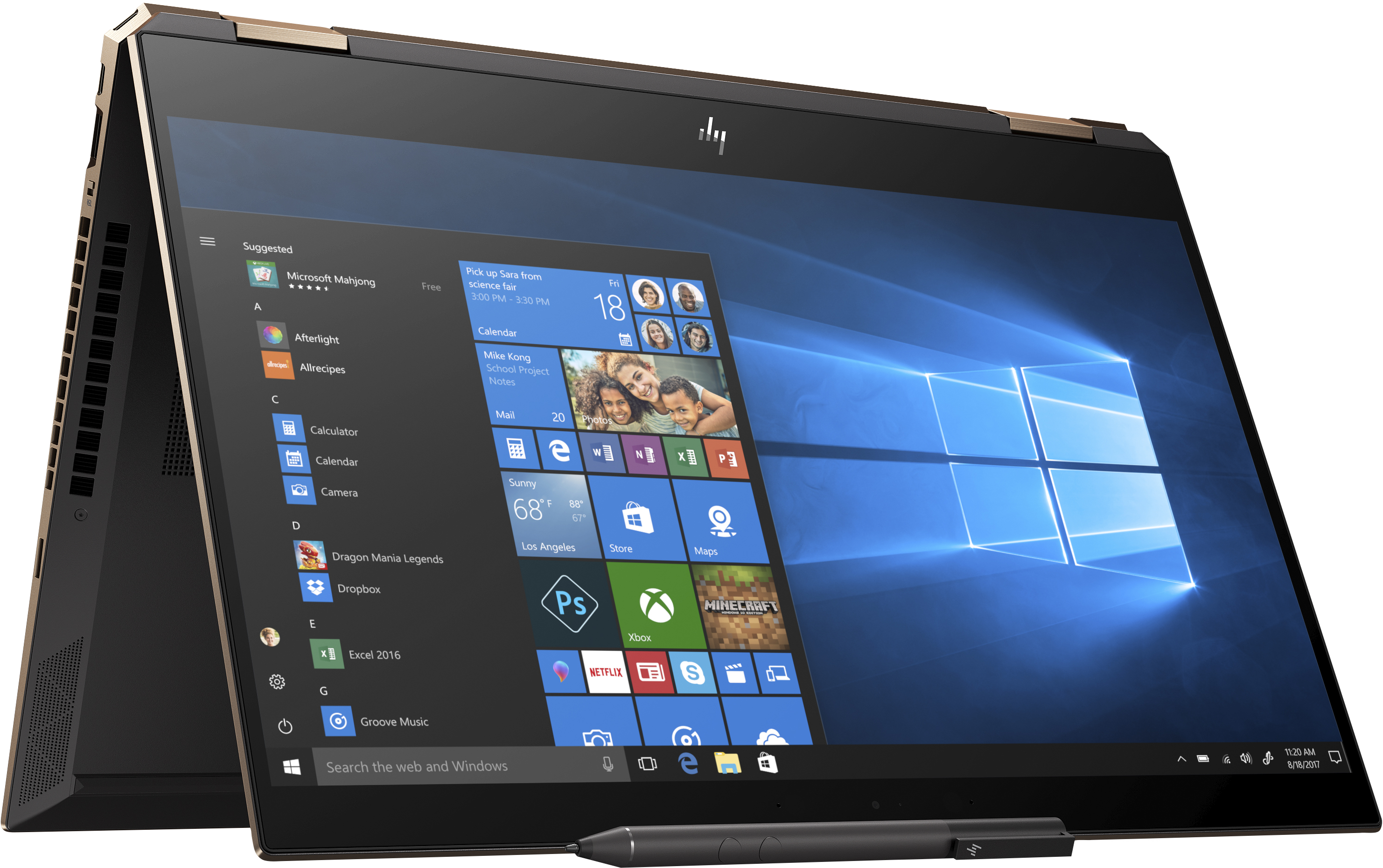 Specs HP Spectre x360 15-df0590na Intel® Core™ i7 i7-8750H Hybrid