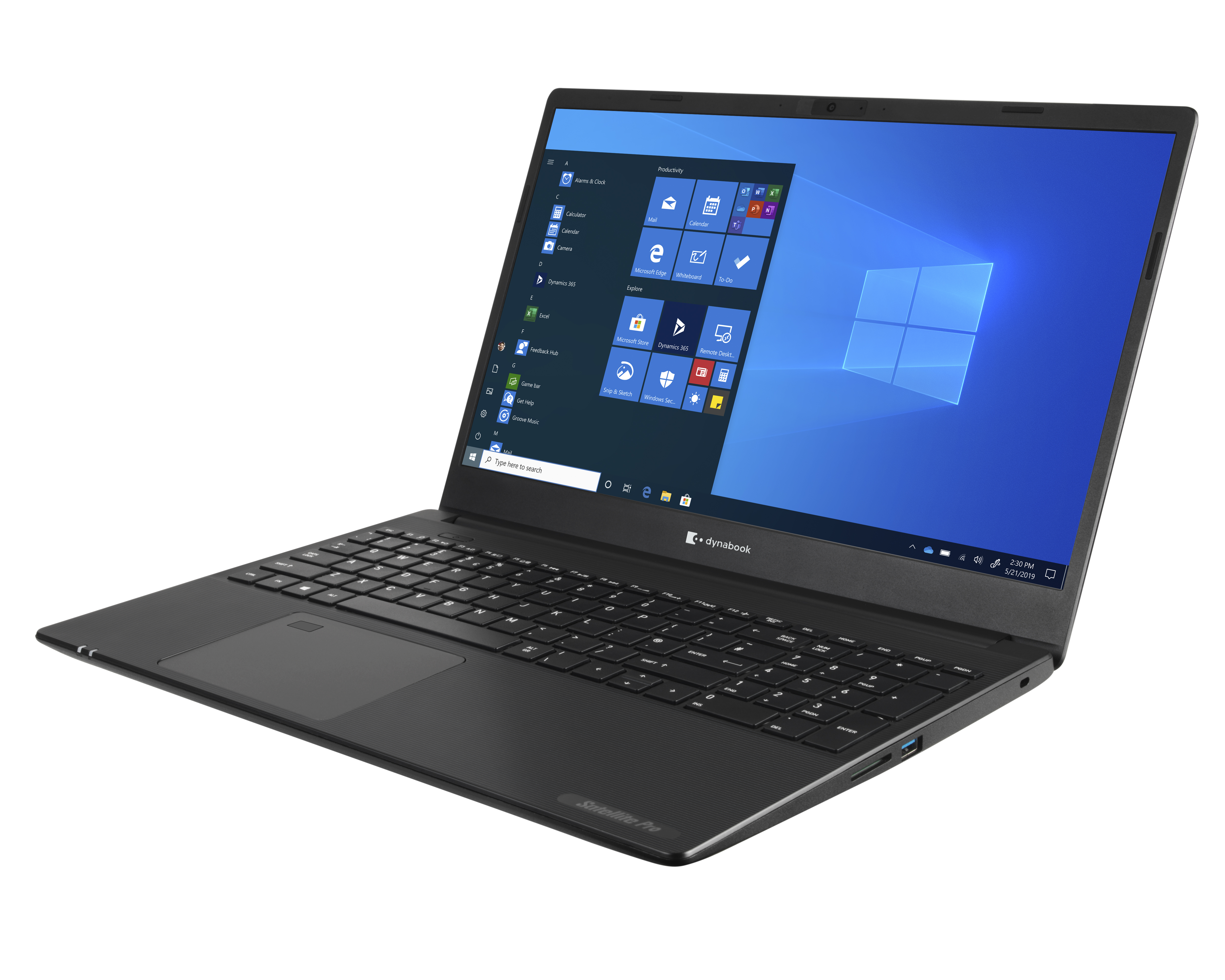 dynabook satellite pro l50-g-132 笔记本 黑色 39.6 cm (15.