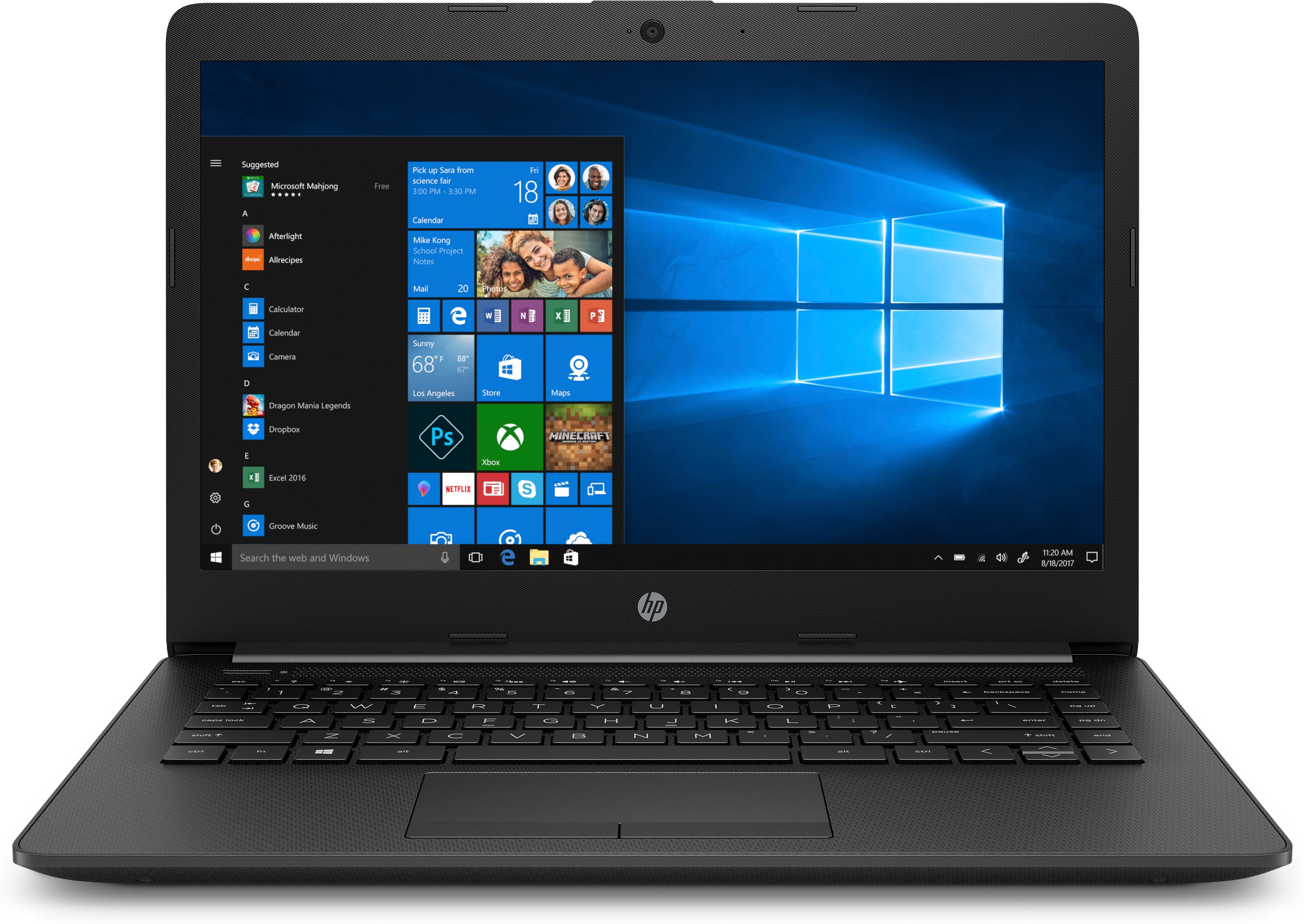 Specs HP 14q-cs0029tu DDR4-SDRAM 
