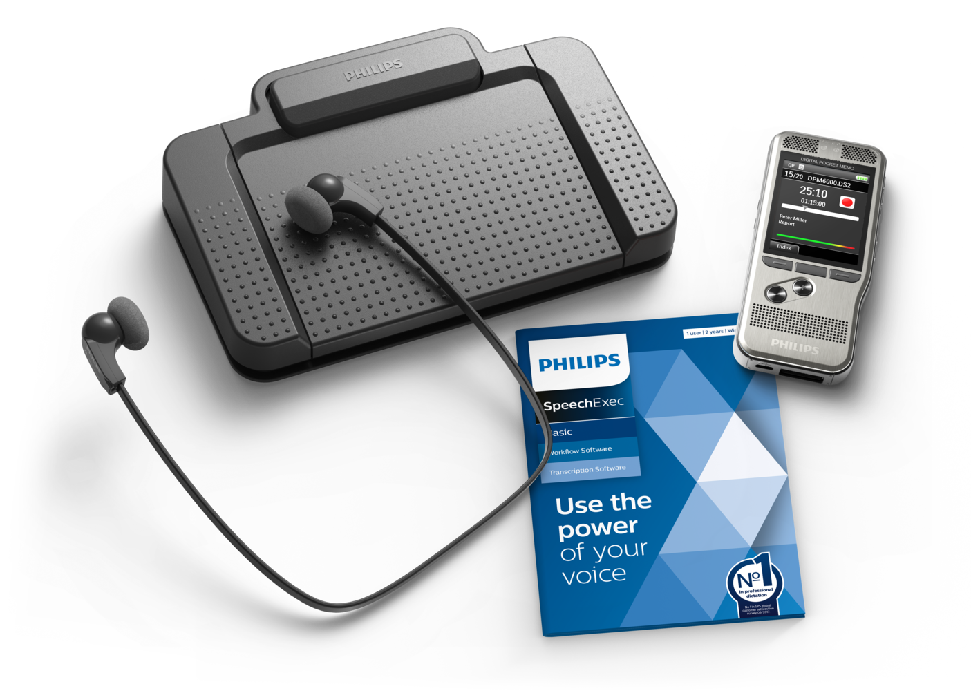 Philips DPM6700/03 transcription/translation system Foot control unit