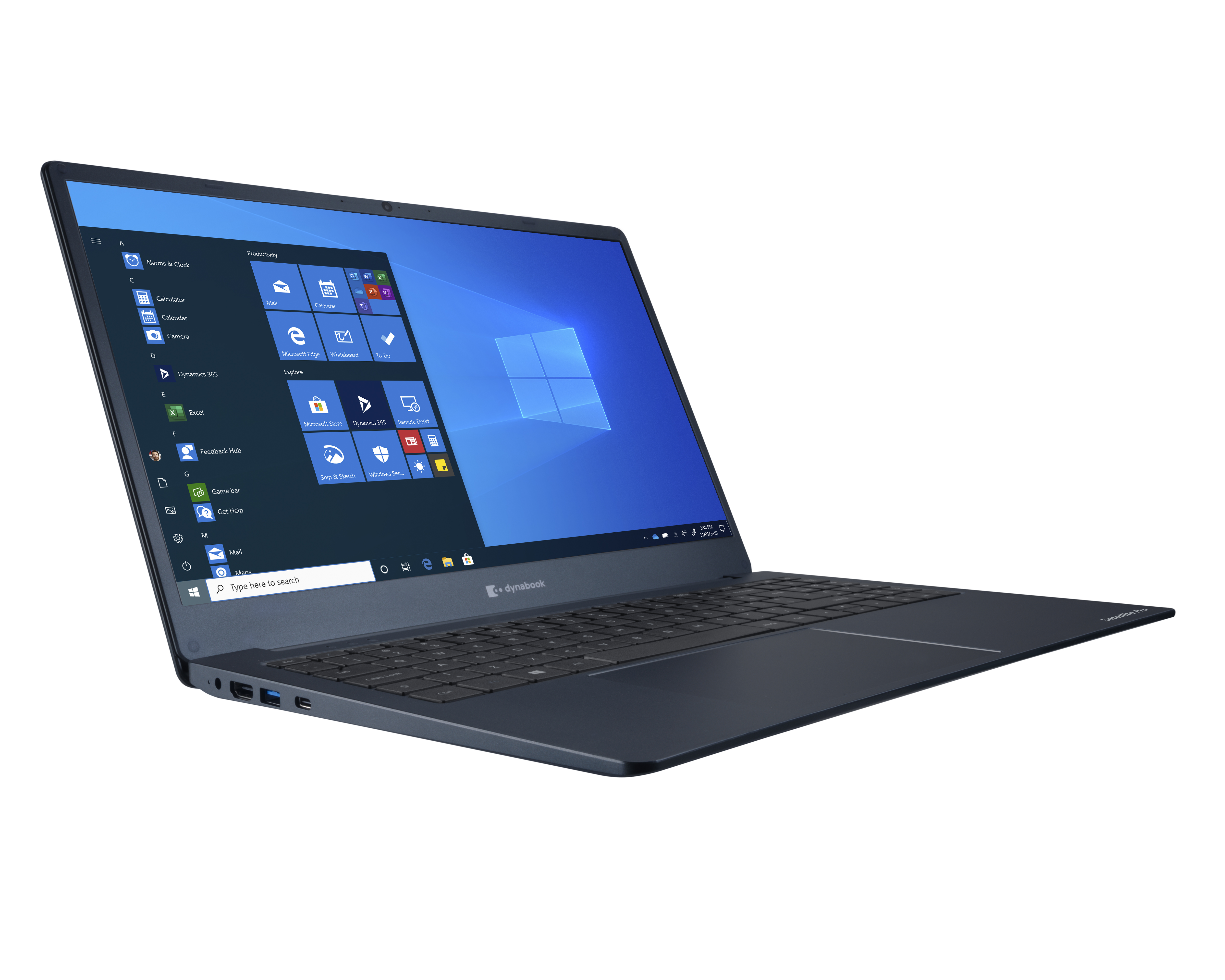 dynabook satellite pro c50-e-101 笔记本 蓝色 39.6 cm (15.