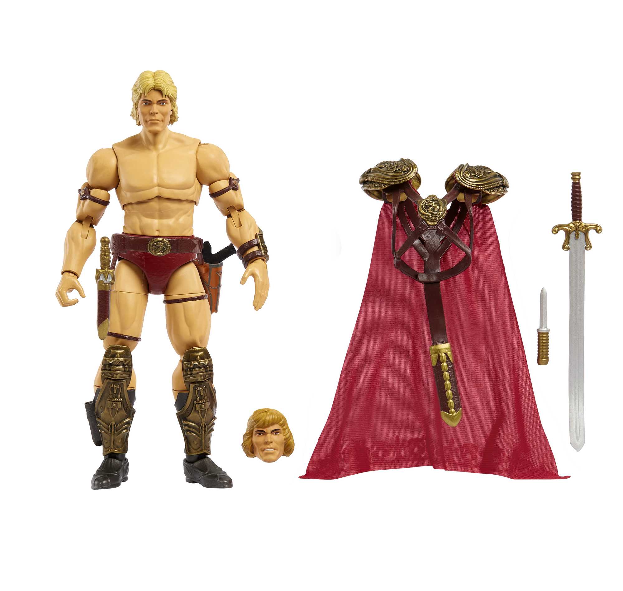 Masters of the Universe HLB55 mängukangelase nukk ja kollektsiooniese