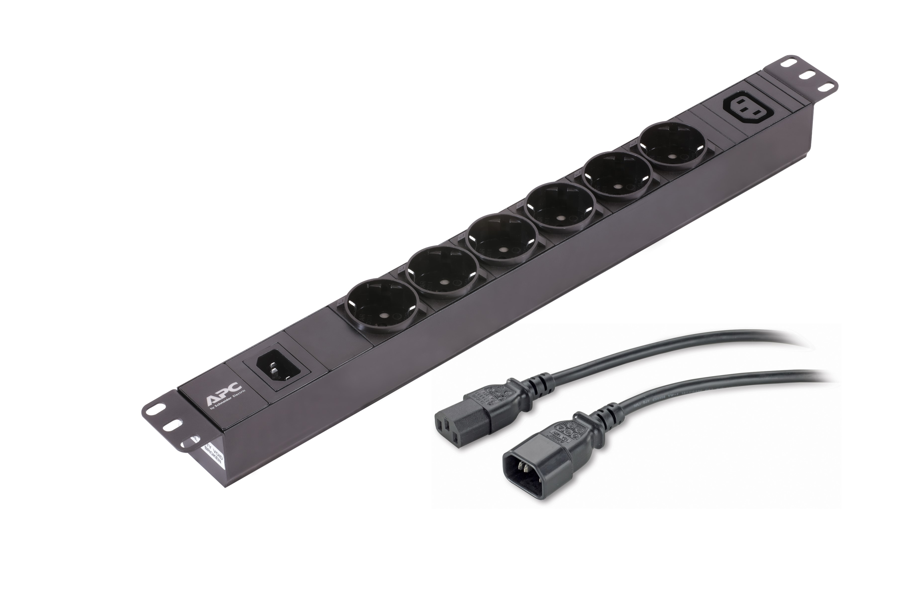 APC EPDU1010B-SCH energosadales vienība, PDU 7 Maiņstrāvas izvade (-s) 1U Melns