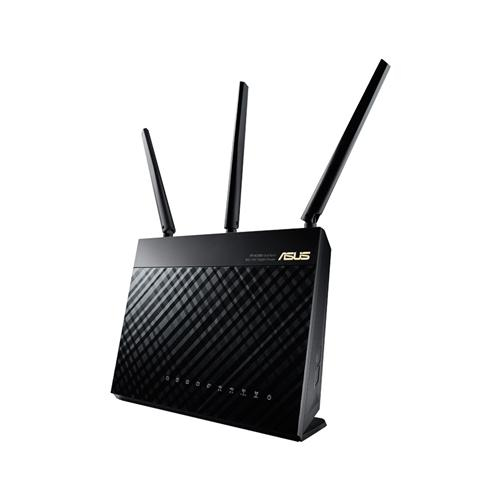 ASUS RT-AC68U WLAN-Router Gigabit Ethernet Dual-Band (2,4 GHz/5 GHz) Schwarz
