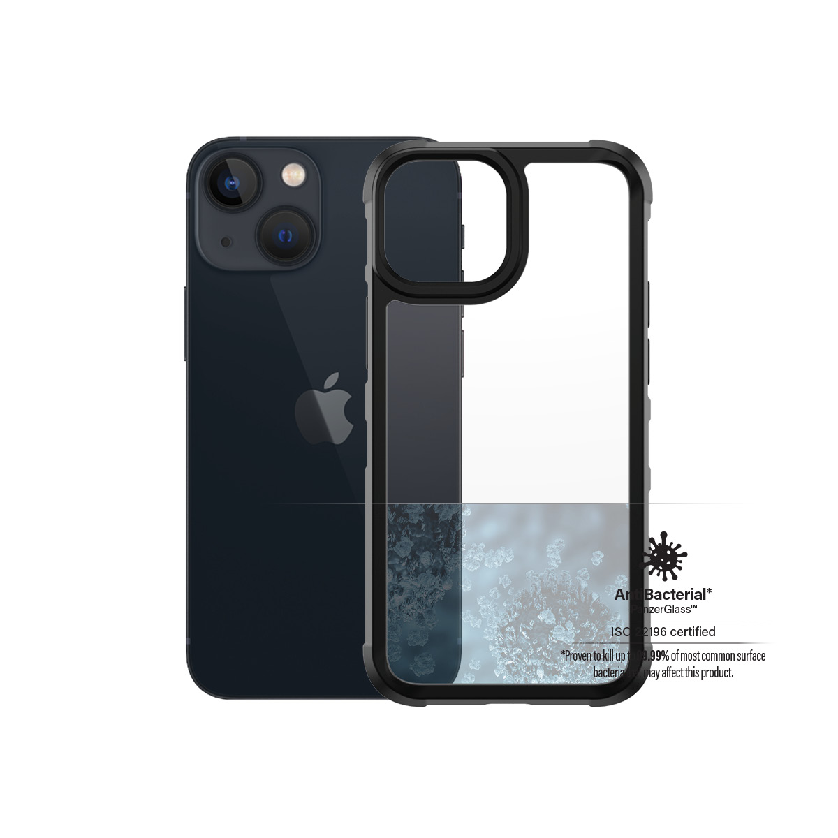 PanzerGlass SilverBullet ClearCase Apple iPhone 13 Mini | Black