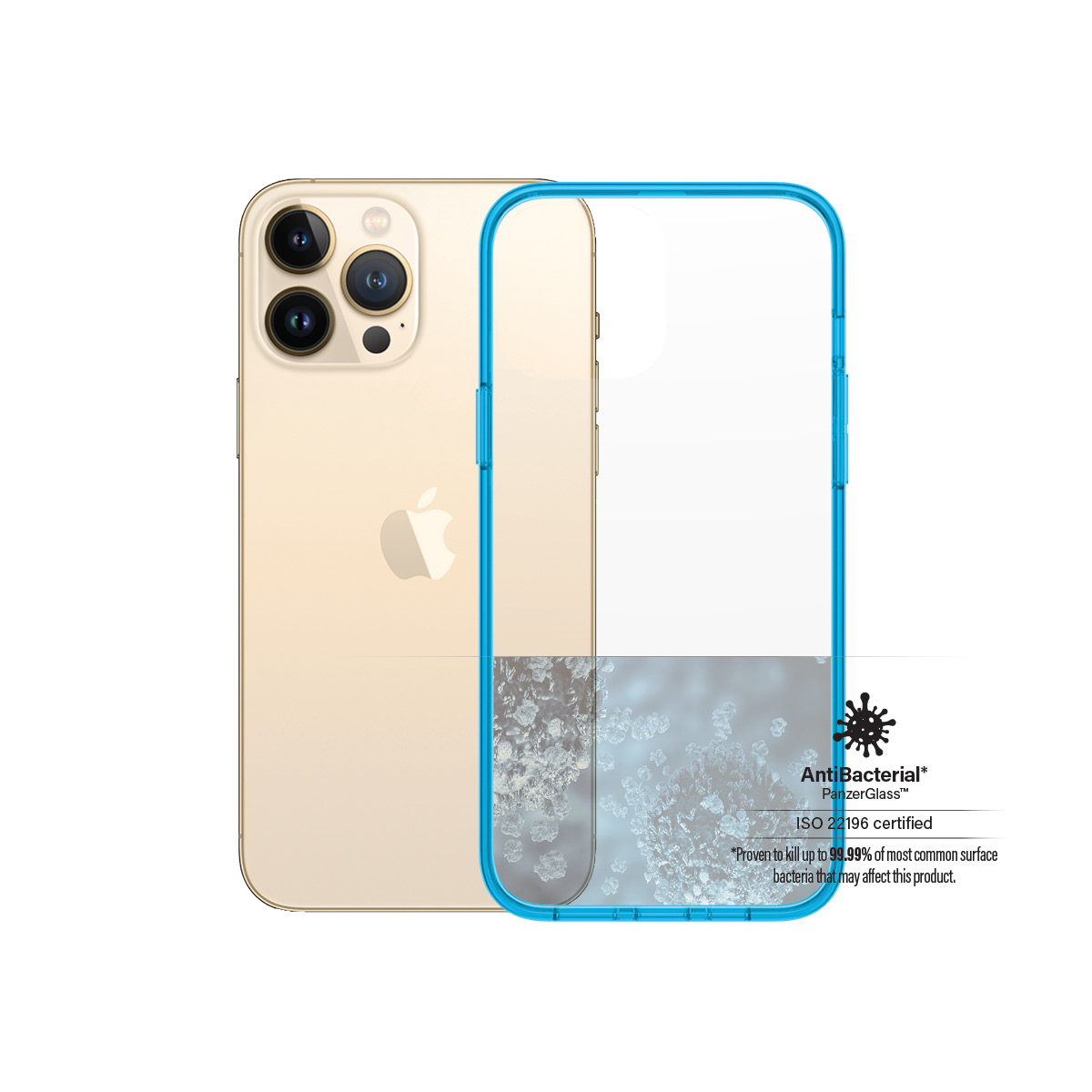 PanzerGlass ClearCaseColor Apple iPhone 13 Pro Max - Bondie Blue