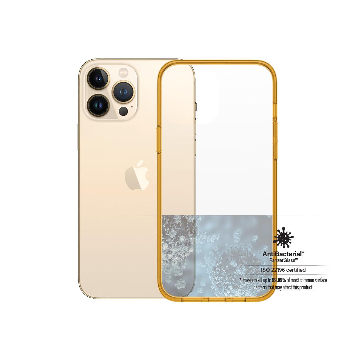 PanzerGlass ClearCaseColor Apple iPhone 13 Pro Max - Tangerine
