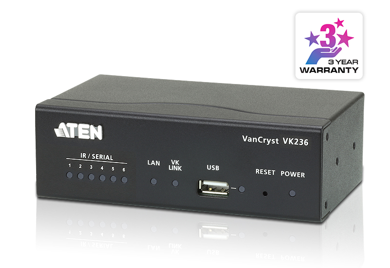 ATEN VK236-AT nuosekliųjų įrenginių šakotuvas Vielinis