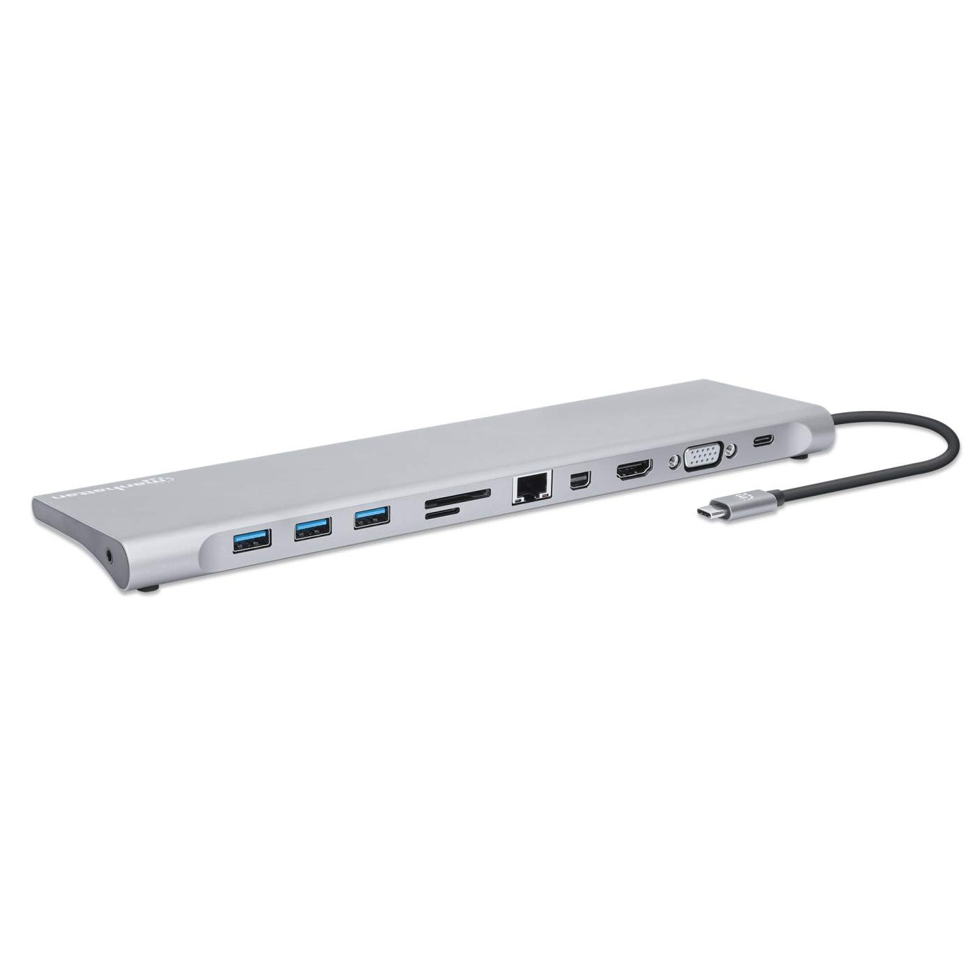 Manhattan 130578 dokovací stanice/replikátor portů Kabel USB 3.2