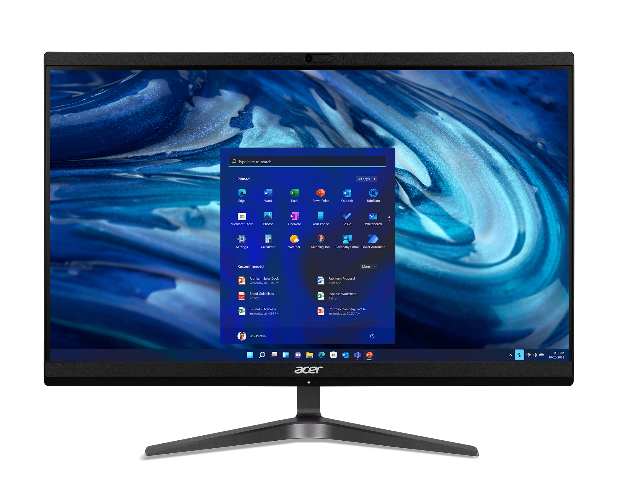 Acer Veriton Z2594G, 23.8", Core i5-1235U, 16 GB RAM, 512 GB SSD