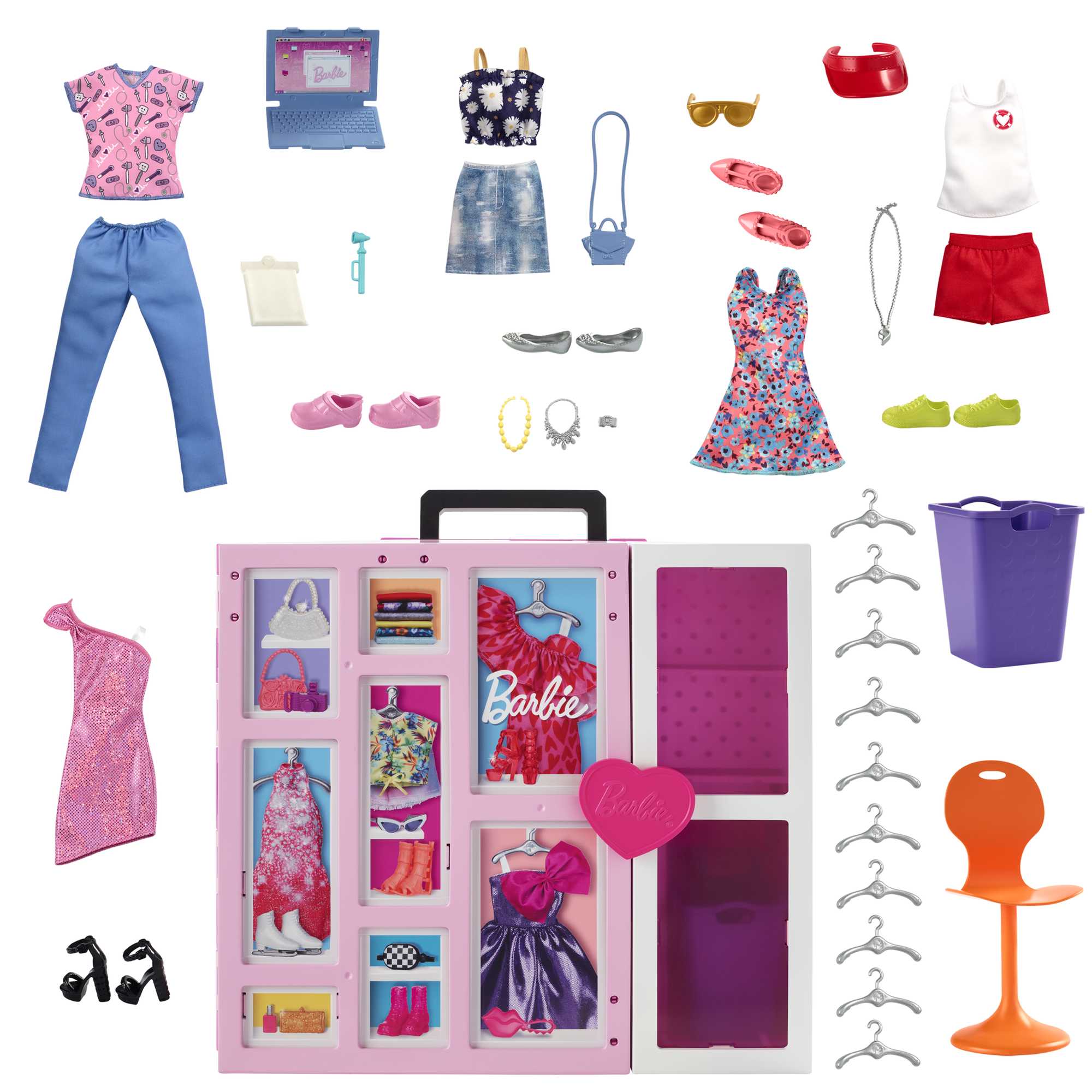 Barbie Fashionistas HBV28 Puppenzubehör Puppenzubehörset