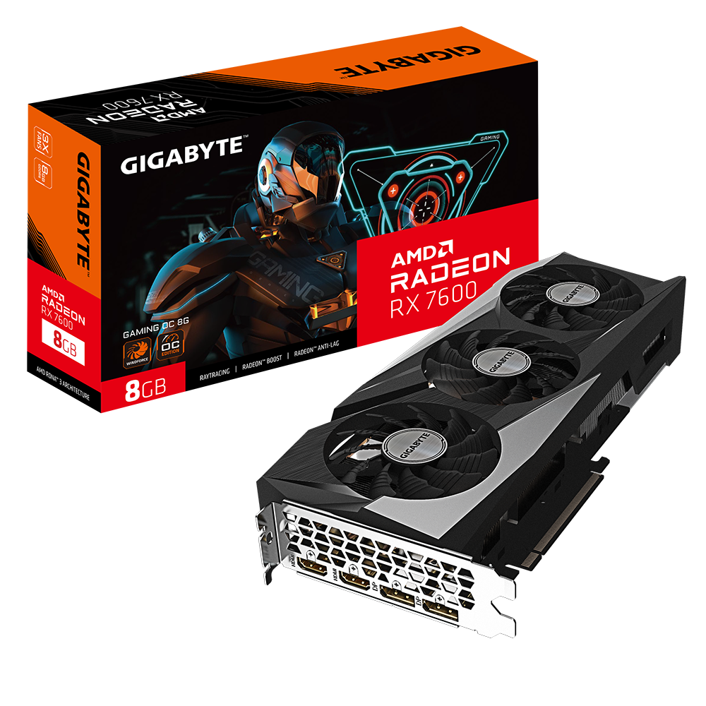 Gigabyte Radeon RX 7600 GAMING OC 8G