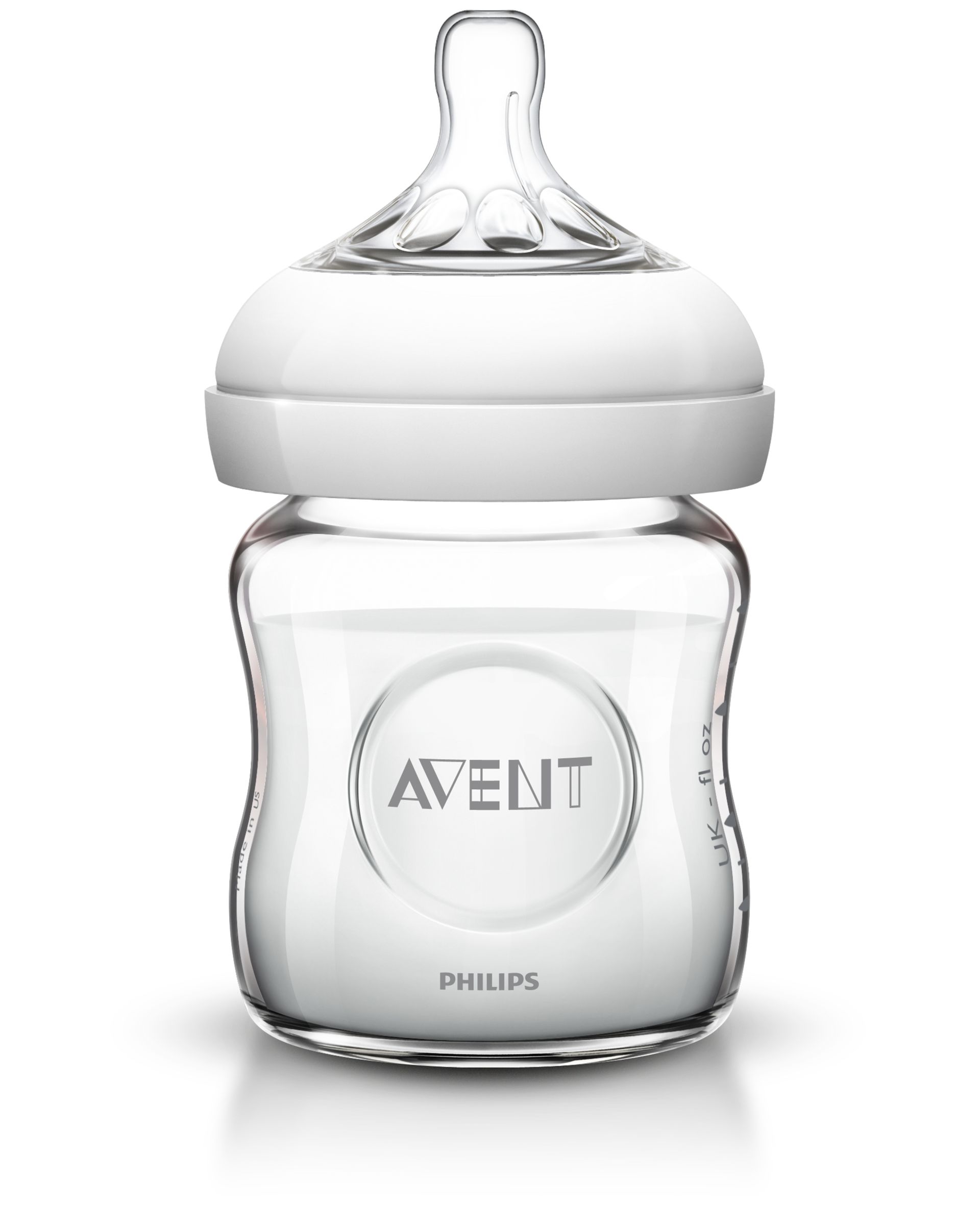 philips avent 自然原生玻璃婴儿奶瓶 scf671/17 奶瓶及配件
