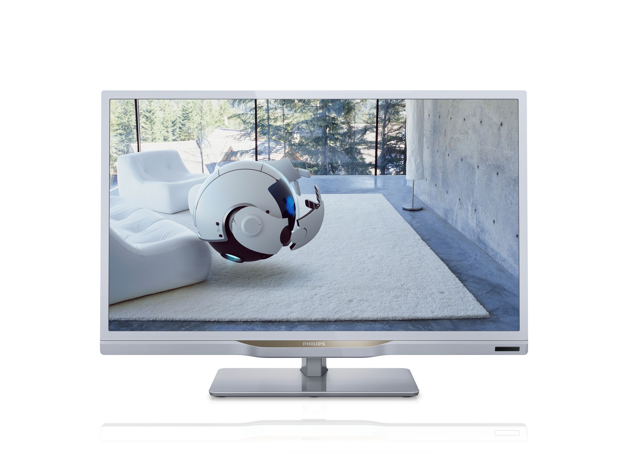 飞利浦 4000 series 24pfl4028h/12 tv 61 cm (24") hd 银色