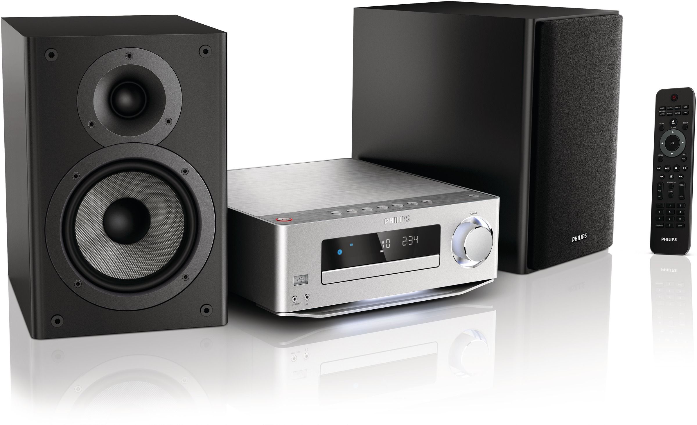 philips harmony mcm7000/12 micro set 60w 银色 家用音箱