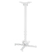 Manhattan Plafondbeugel voor beamers, universeel, Volledig Verstelbaar , hoogte 745–1145 mm, max 35 kg, wit, 360° rotatie, ±20° kantelen en ±8° zwenken, zwart