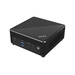MSI Cubi ADL-019BUS Intel Pentium N N200 DDR4-SDRAM HDD+SSD Mini PC Workstation Black thumbnail 1