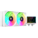 Mars Gaming ML-TWO240W Processor All-in-one liquid cooler 12 cm White 1 pc(s) thumbnail 1