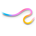 WiZ Neon Lightstrip voor binnen - Gekleurd en wit licht - 3m