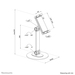 Neomounts DS15-540BL1 Tablethouder Zwart