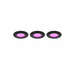 Philips Hue inbouwspot Slim 3-pack  - White and color - 90mm - Zwart