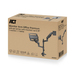 ACT AC8341 Monitorarm 49 inch met gasveer voor 1 monitor met laptophouder