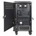 Manhattan Laadtrolley voor 30 laptops (tot 16"), laden via interne AC-adapters (EU) (installatie van voedingskabels van apparaten vereist), geschikt voor ALLE laptops, iPad, MacBook en Chromebook, vakken 380×30×280 mm, landkast, afsluitbaar