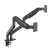 Manhattan 462587 soporte para pantalla plana 114.3 cm (45") Escritorio Negro