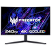 Acer Predator X32X curved QD-OLED gaming monitor – 31.5″, QD-OLED, 1700R curve, 4K Ultra HD, 240Hz, 0.03ms, FreeSync Premium, DisplayHDR 400 True Black, HDMI, DP & USB-C thumbnail 1