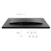 Lenovo ThinkVision T32p-30 LED display 80 cm (31.5") 3840 x 2160 Pixeles 4K Ultra HD Negro