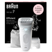 Braun Silk·épil 7-041 Wit/Zilver