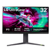 LG 32GR93U-B computer monitor 80 cm (31.5″) 3840 x 2160 pixels 4K Ultra HD LCD Black, Grey, Purple thumbnail 1